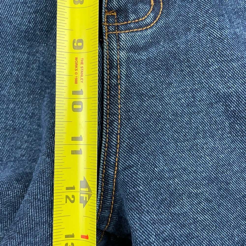 Bill Blass Easy Fit Y2K Jeans Womens 14 Blue Straight Leg High‎ Rise Denim - Picture 11 of 11